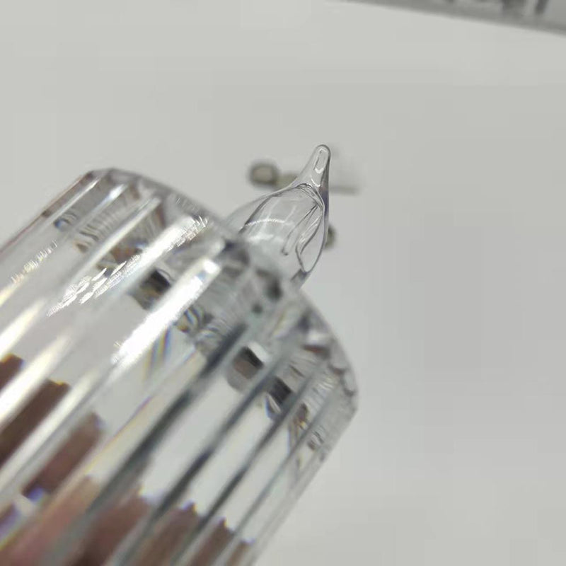 LED Diamond Candle Light Acrylic Crystal Night Lamp Home Bedroom Decor (B)