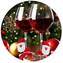 Cup Decoration Rings Wine Glass Pendants Christmas Cup Ring Table Decor