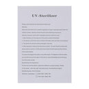 Electric Mini UV Disinfection Steriliser Drawer Cabinet Salon Towel Nail Tool