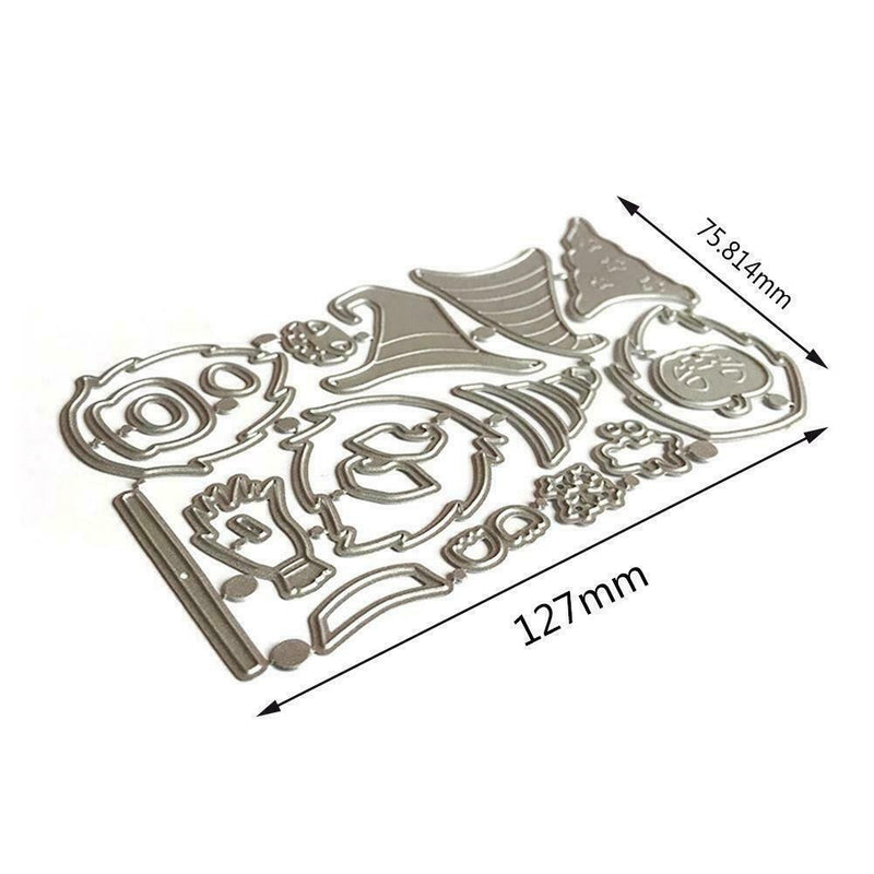 Halloween Gnome Witch Metal Cutting Dies Stencil DIY Scrapbook Paper Mold S1X0