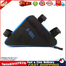 Triangle Cycling Front Tube Frame Pouch Bag Holder Saddle(Black+BLue) Newly