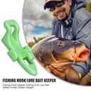 Fishing Hook Keeper Fishing Rod Lure Bait Safety Holder Hanger (Green)