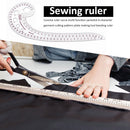 Plastic Transparent Tailor French Curve Sewing Ruler Comma Shaped Rulers Newly