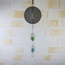 Rotating Wind Chime Novelty Sculpture Wind Chime with Spiral Tail Ball (B) Newly