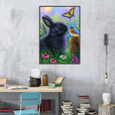 5D DIY Full Drill Diamond Painting Rabbit Cross Stitch Embroidery Mosaic
