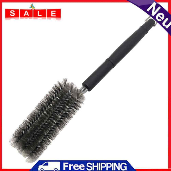 18 inch BBQ Grill Barbecue Cleaning Brush Stainless Steel Kitchen Cooking Tool