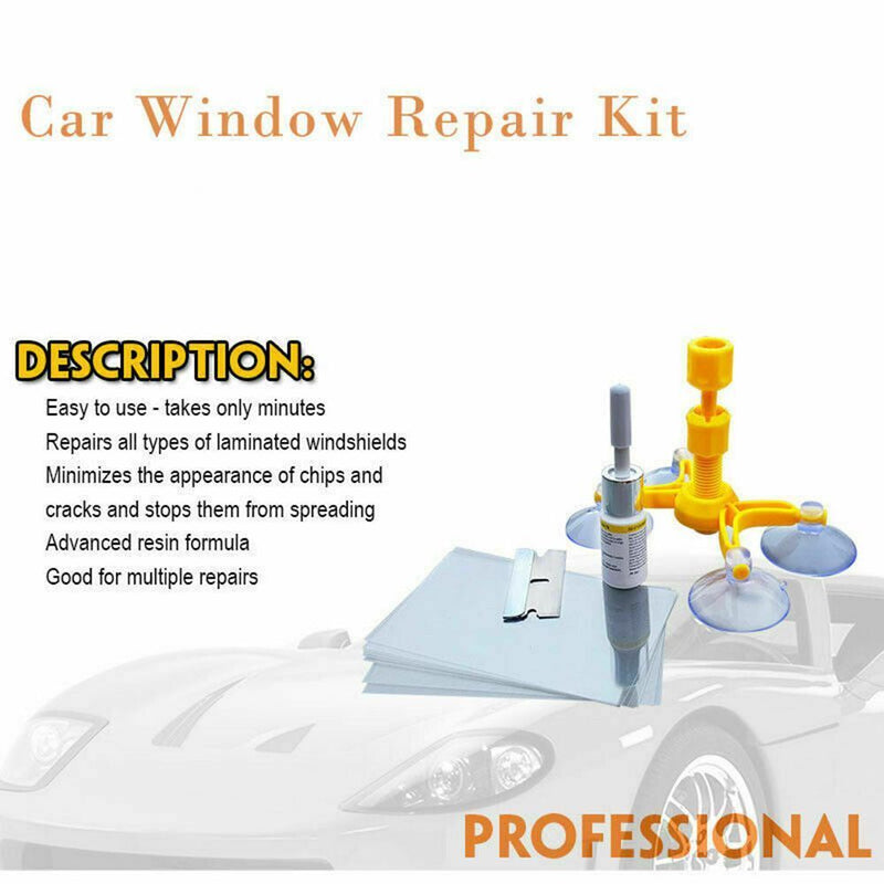 DIY Auto Glass Windscreen Repair Kit Crack Chip Windshield Window Screen