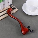 Adjustable Wood Rubber Violin Shoulder Rest Padded for 3/4 4/4 Size Violin