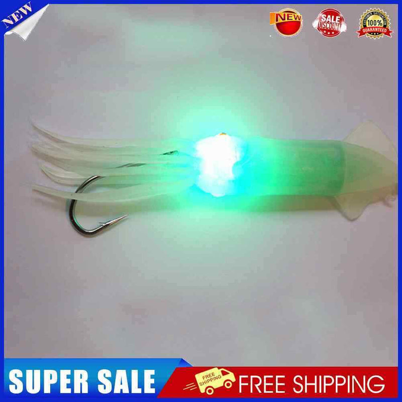 #A Lightweight Simulation Squid Bait Accessories Glow Artificial Bait for Salt