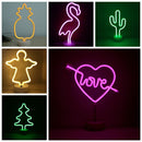 Operated Gift Room  Party lighting LED Neon Lamp Night Light Desk Decor