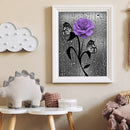 5D DIY Full Round Drill Diamond Painting Rose Drawing Newly