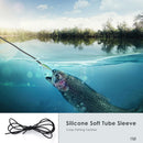 1m DIY Silicone Soft Rigs Tube Sleeve for Carp Fishing Tackles (Black)