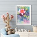 5D DIY Diamond Painting Full Round Drill Lotus Pond Mosaic Landscape Crafts