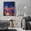 11CT Full Cross Stitch Magic College Counted DIY Kits Handmade Embroidery