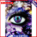 5D DIY Diamond Painting Full Drill Picture of Rhinestone Mosaic Eyes Embroidery