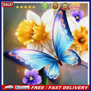 Animal Full Drill Round Diamond Picture DIY 5D Mosaic Butterfly Painting Kit