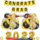 2022 Graduation Balloon Kit - Hanging Banner Grad Party Decorations (A) Newly