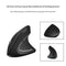 Wireless Vertical Gaming Mouse 1600 DPI Adjustable Optical Mice for Office Home