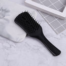 Anti-static Comb Hollow-out Massage Hair Brush Hairdressing Tool (Black) Newly