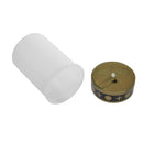 Cemetery Electronic LED Candle Lamp Flameless Solar Decor Tea Light (White)