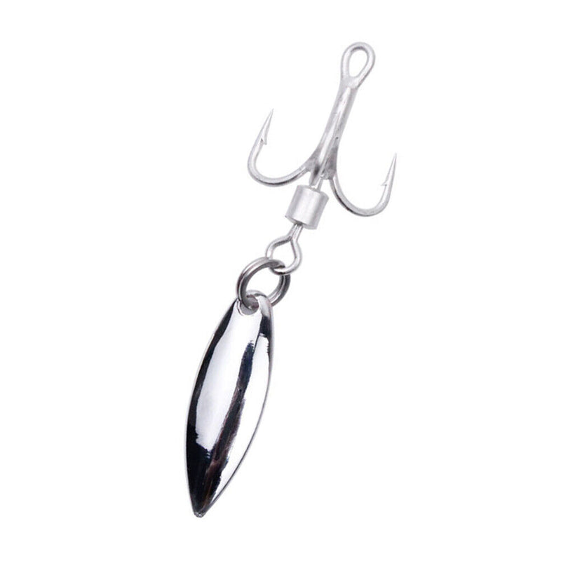 Rotating Sequin Lure Metal Barbed Fishing 3-Hook Freshwater Freshwater Fish Hook