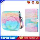 For Fujifilm Instax Mini 11 9 8+ 8 PU Leather Shoulder Bag + Album (Yellow)