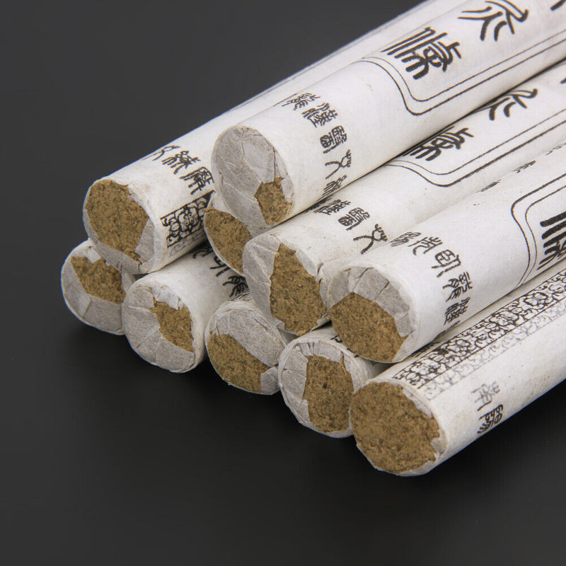 10pcs Chinese Traditional Moxa Roll Moxibustion Pain Relief Burning Sticks Newly