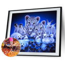 Animal Round Diamond Painting Embroidery DIY Needlework Cross Stitch Set