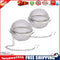 2pcs Stainless Steel Tea Ball, Loose Leaf Tea Strainer Infusers, 2.3 inch