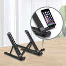 Foldable Laptop Stand Notebook Adjustable Riser Cooling Bracket (Black) Newly