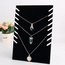 Necklace  Pendant Chain Display Holder Stand Velvet Easel Organizer Rack