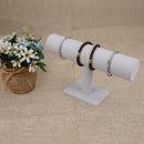 23cm Single Layer Bracelet Chain Watch Showing Rack Jewelry Display(White)