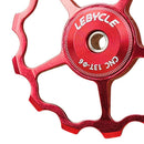 LEBYCLE 13T Bike Rear Derailleur Pulley Guide Bearing Jockey Wheel (Red)