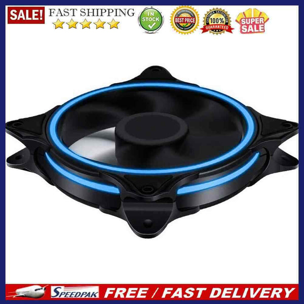 Halo Triple-Ring 120mm Quiet Fan for Desktop PC Computer Case Liquid Radiator