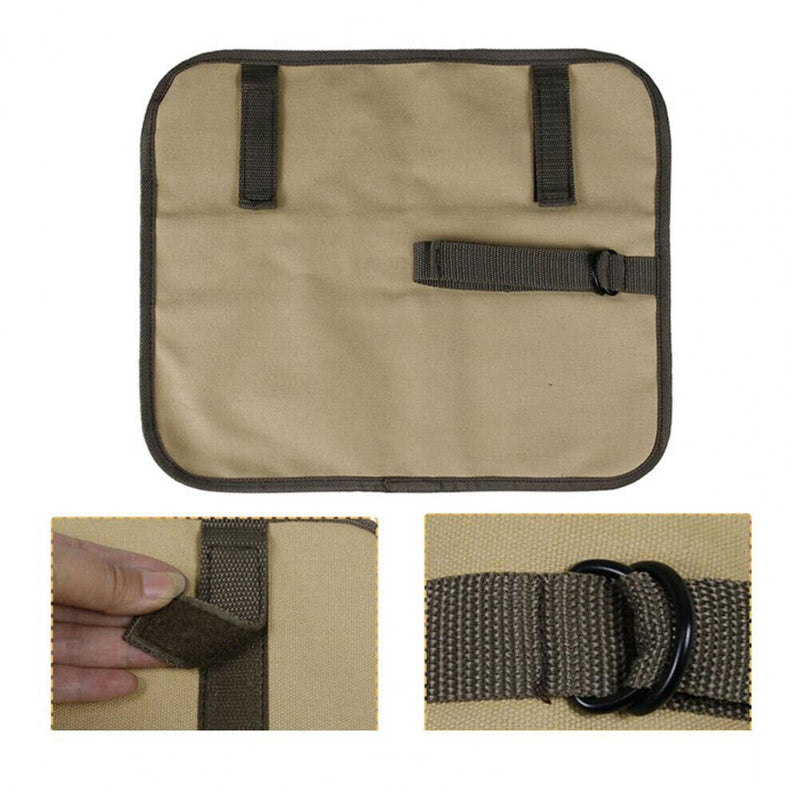 Outdoor Camping Picnic Storage Bag BBQ Tableware Hanging Organizer (Square)