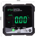 Waterproof Angle Finder Bevel Box Electronic LCD Backlight Digital Inclinometer
