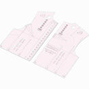 Fashion Ruler Clothes Design, Sewing Pattern Making 1:5 Tools Template OAA P6V3