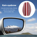 2pcs Car Rearview Mirror Sun Visor Shade Rain Shield Cover Eyebrow Diamond Gu