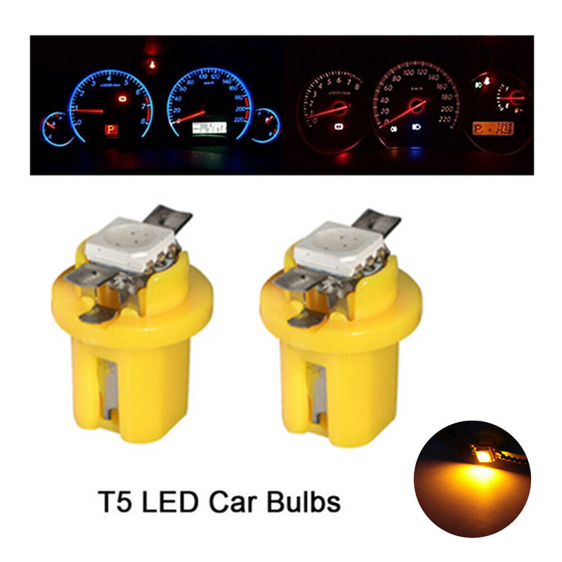 2pcs Universal 5050SMD LED Car Interior Lights Dashboard Auto Instrument Lamp