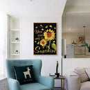 Diamond Embroidery Sunflower Mosaic Round Drill Diamond Painting for Bead Art