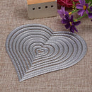 10pcs 1.2-12cm Heart Sewing Thread Metal Cutting Dies for DIY Scrapbooking