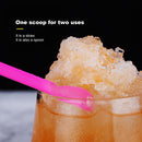 Portable Scoop Straw - Random Colorful Bright for Drinking Spoon & Straw 2