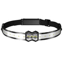 Mini Rechargeable 3LED + COB Headlights Outdoor Fishing Headlights Flutli
