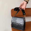 Female Solid Color Flap Crossbody Tote Bag Women Multi-layer Trending Handbag
