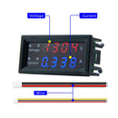 M4430 Digital Voltmeter Ammeter 0.28 inch LED Display Volt Amp Meter (200V)