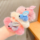 Rabbit Hair Accessories Ponytail Holder Plush Hair Ring Hair Tie Hair Band