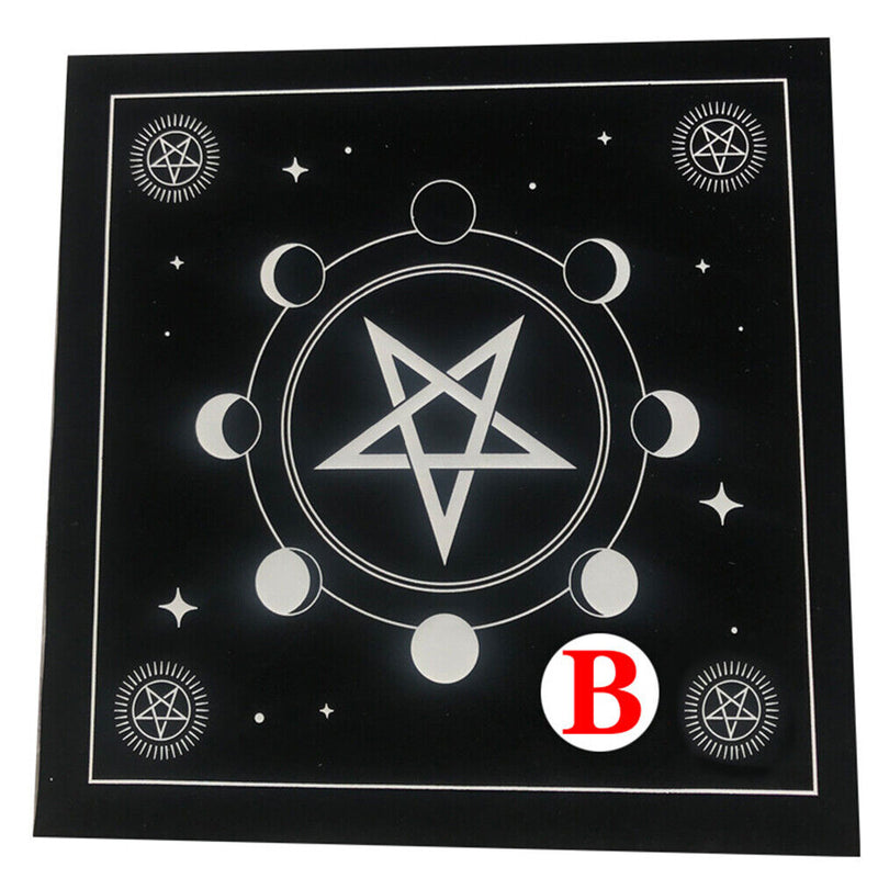 Divination Altar Cloth Board Game Fortune Astrology Card Pad Foldable 49x49