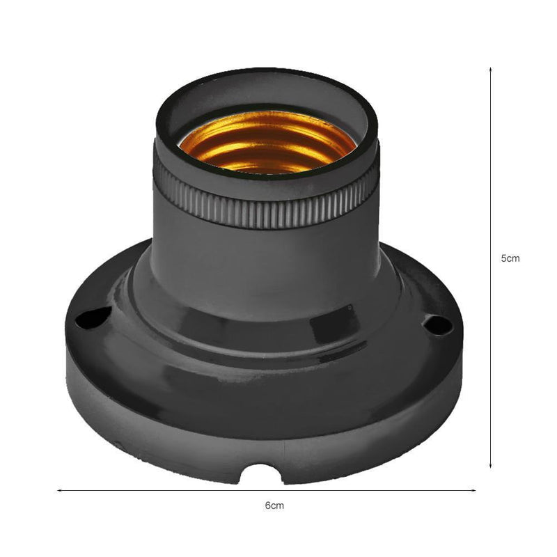 10pcs Conversion Flat Lamp Holder Base Screw Converter Energy Saving