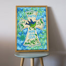 5D DIY Cross Luminous Diamond Painting Full Round Drill Home Decoration Gifts