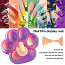 Nail Art Practice Holder Aurora Cat Claw Manicure Holder Nail Display Brackets